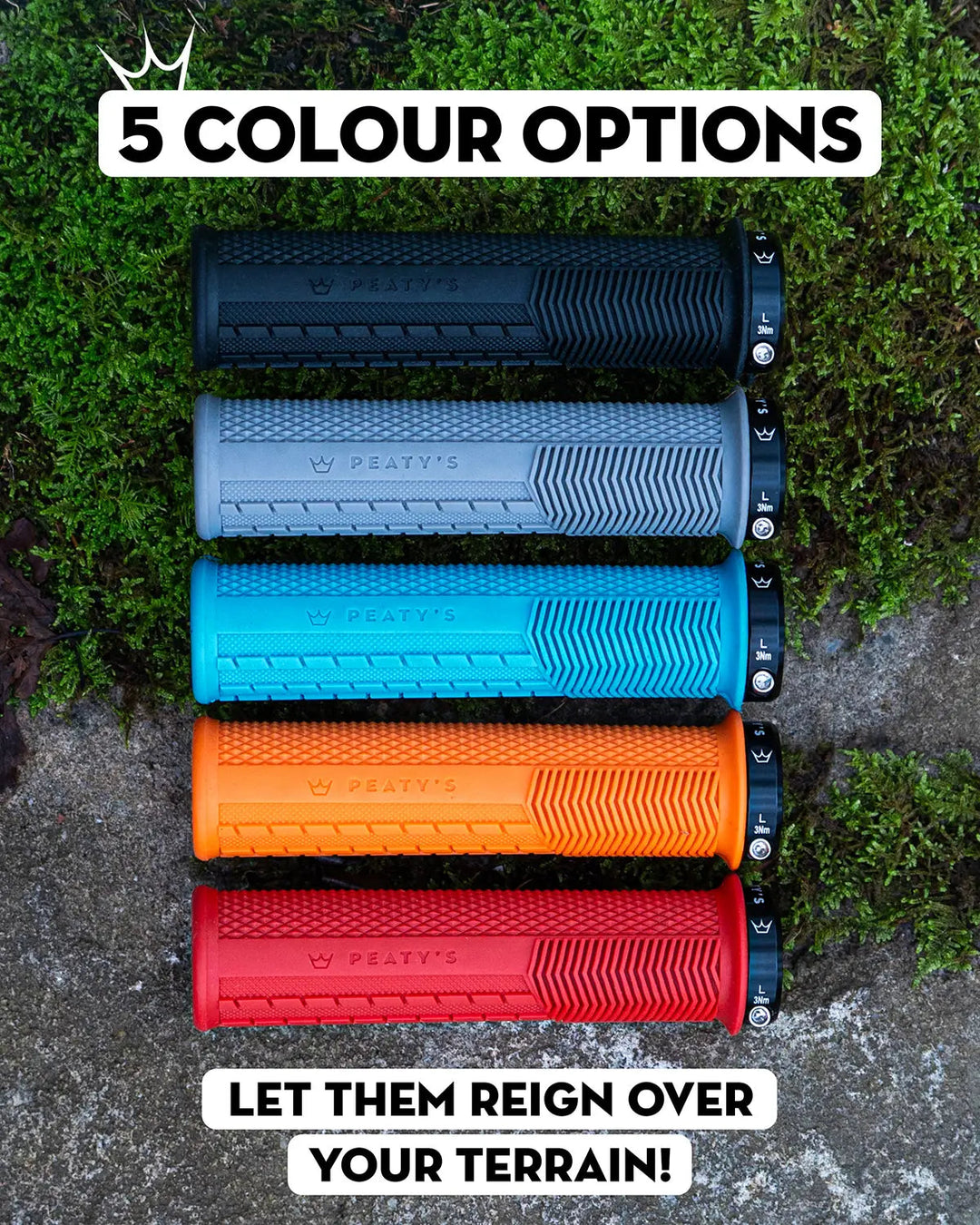 Peaty's Monarch Grips - Mushroom