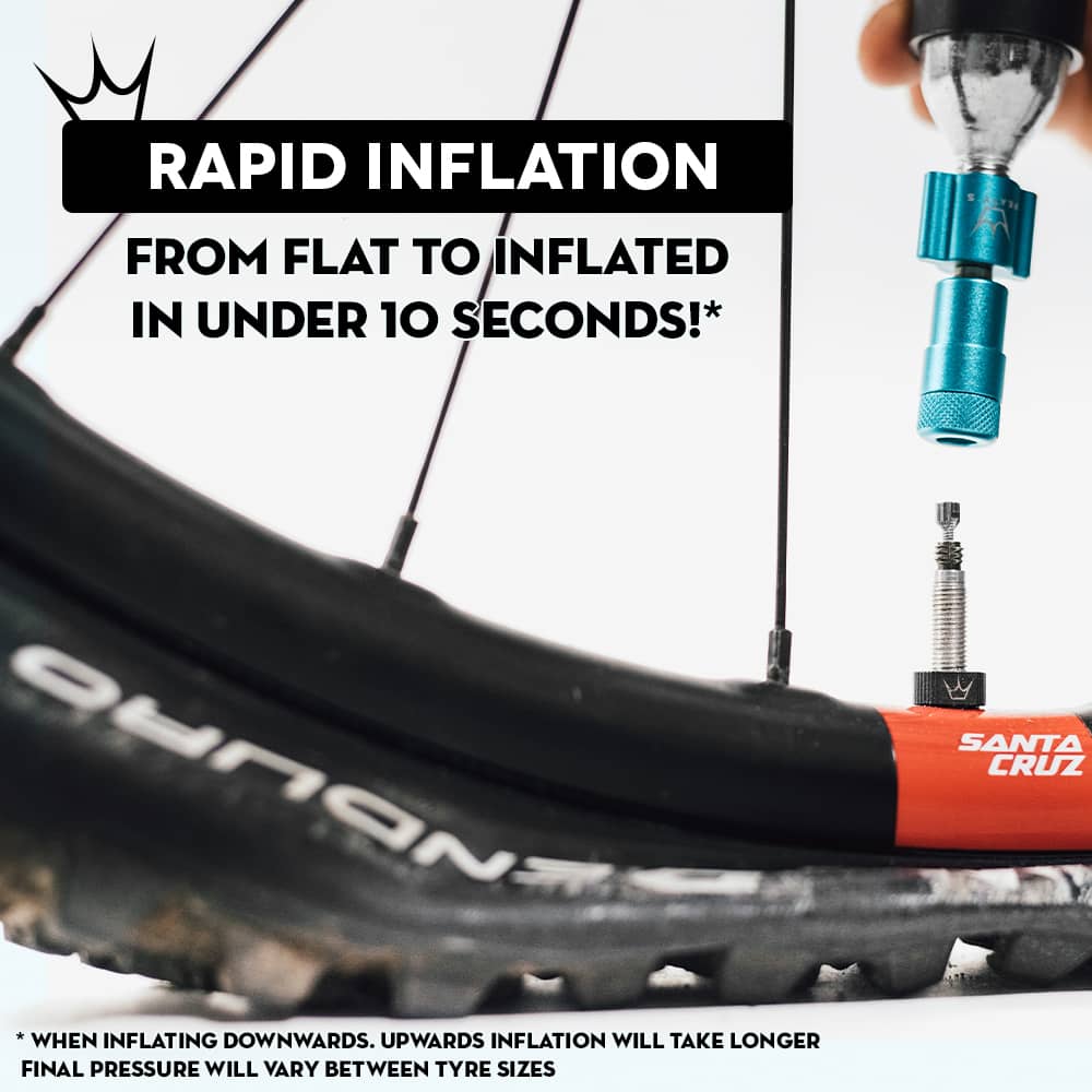 Peaty's Holeshot CO2 tyre Inflator Kit