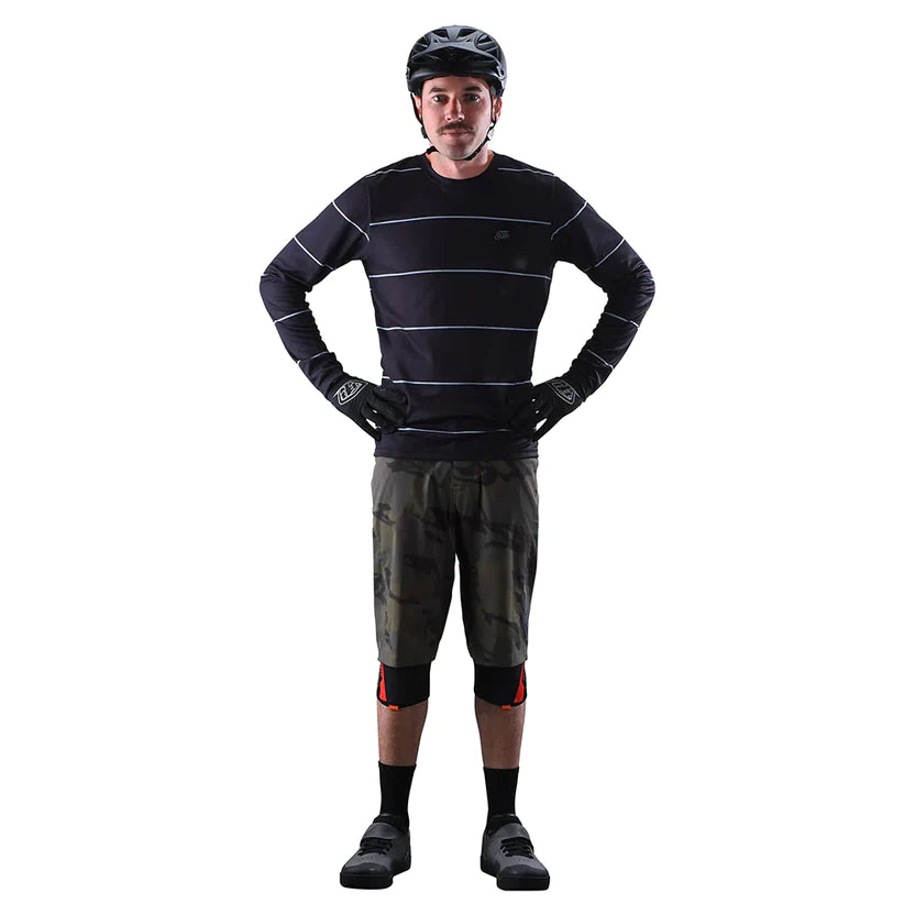Troy Lee Designs Flowline LS Jersey Revert Black