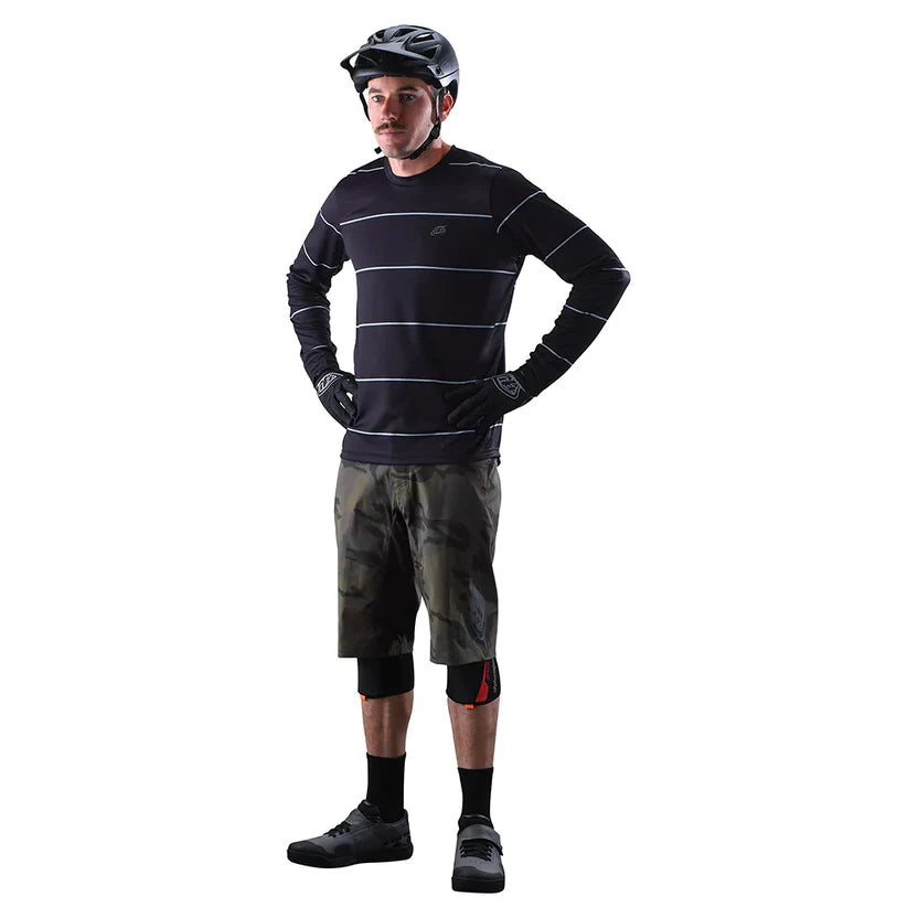 Troy Lee Designs Flowline LS Jersey Revert Black
