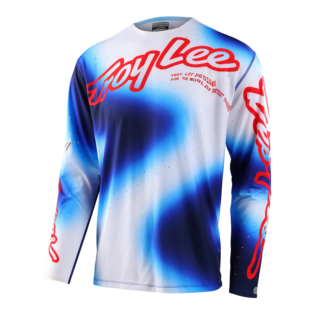 Troy Lee Designs Sprint Ultra Jersey Lucid White/Blue – kuldi