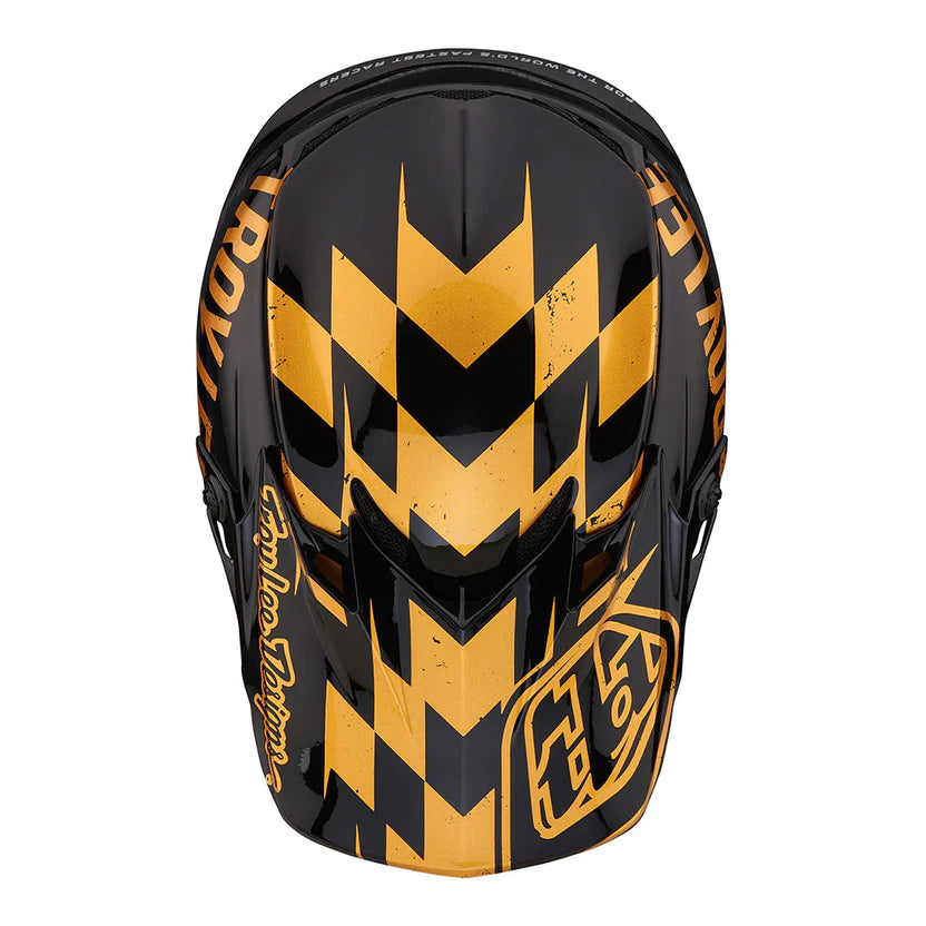 Youth SE4 Polyacrylite Helmet Black/Gold - Barnahjálmur