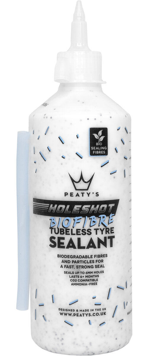 Peaty's 500ml Holeshot Biofibre Tubeless Sealant