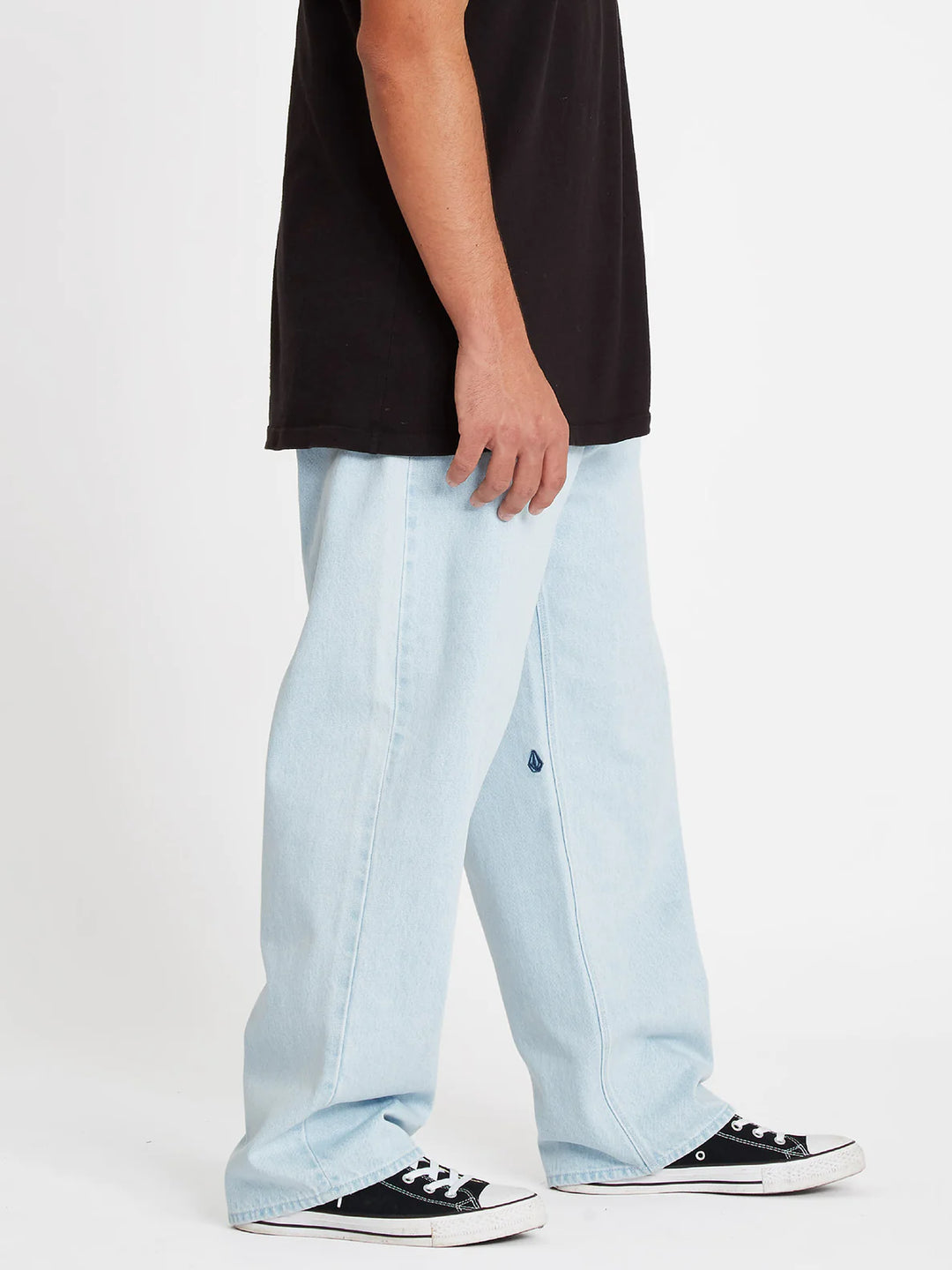 Volcom Billow Denim Jeans - Light Blue ( Baggy )