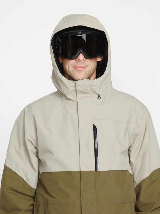 Volcom L Gore-Tex Jacket - Dark Khaki