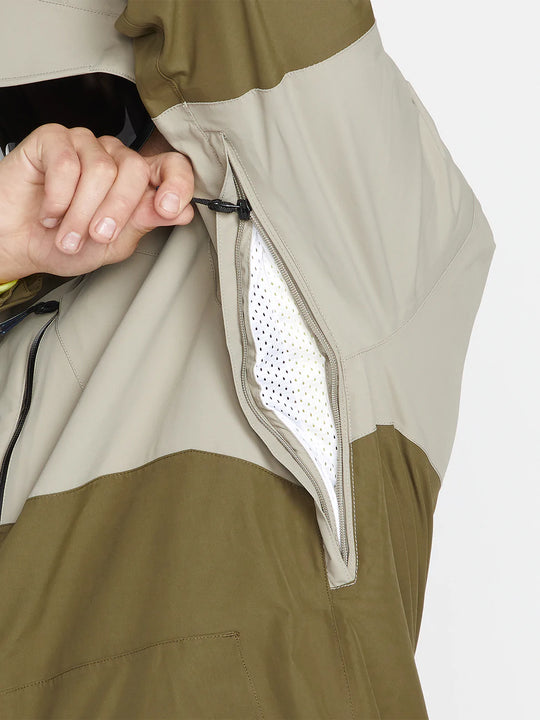 Volcom L Gore-Tex Jacket - Dark Khaki
