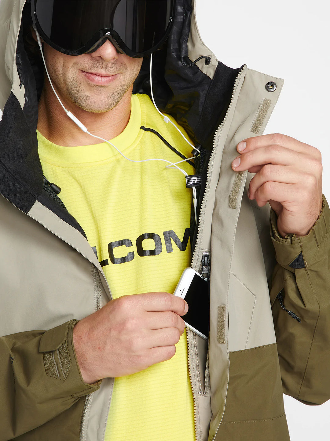 Volcom L Gore-Tex Jacket - Dark Khaki