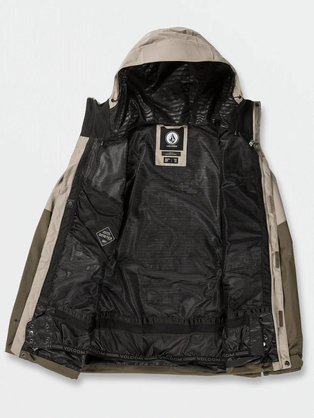 Volcom L Gore-Tex Jacket - Dark Khaki