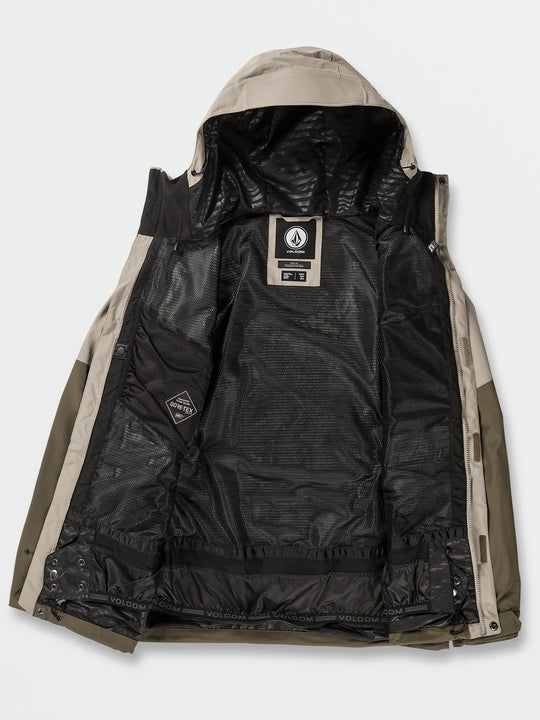 Volcom L Gore-Tex Jacket - Dark Khaki