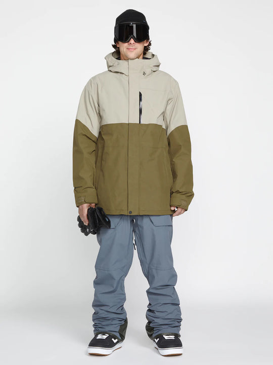 Volcom L Gore-Tex Jacket - Dark Khaki