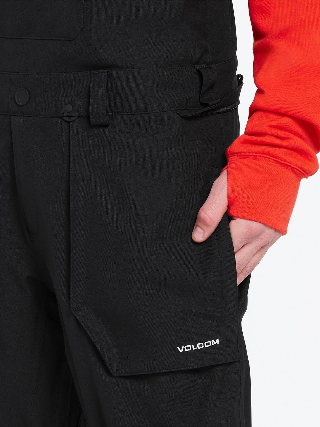 Volcom Roan Bib Overall Black Herra