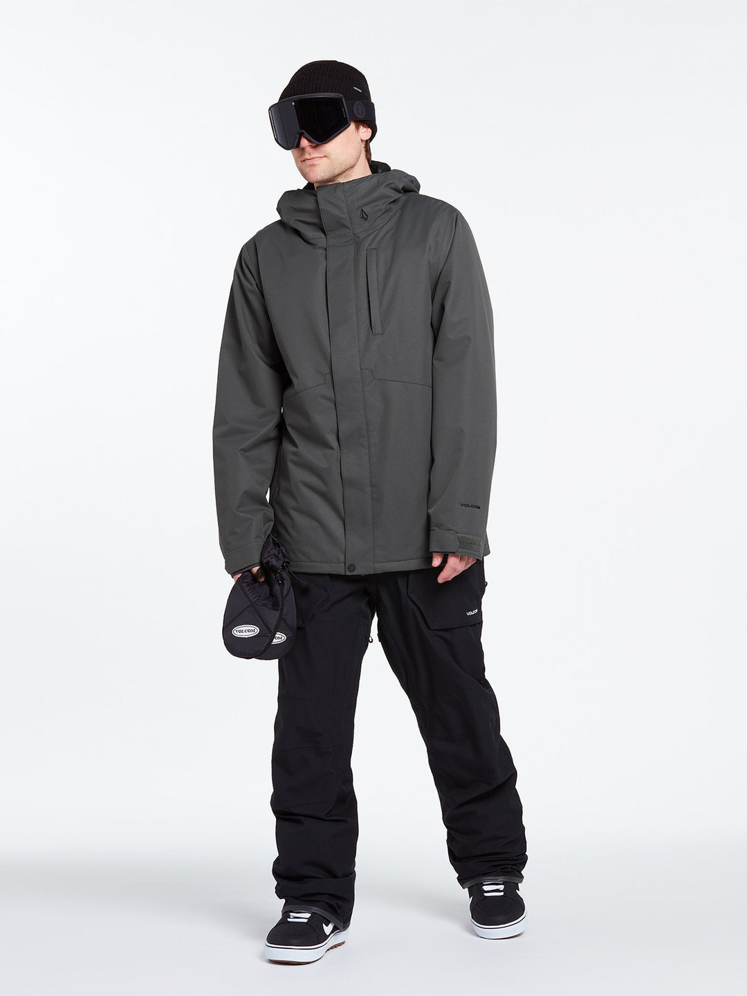 Volcom Roan Bib Overall Black Herra