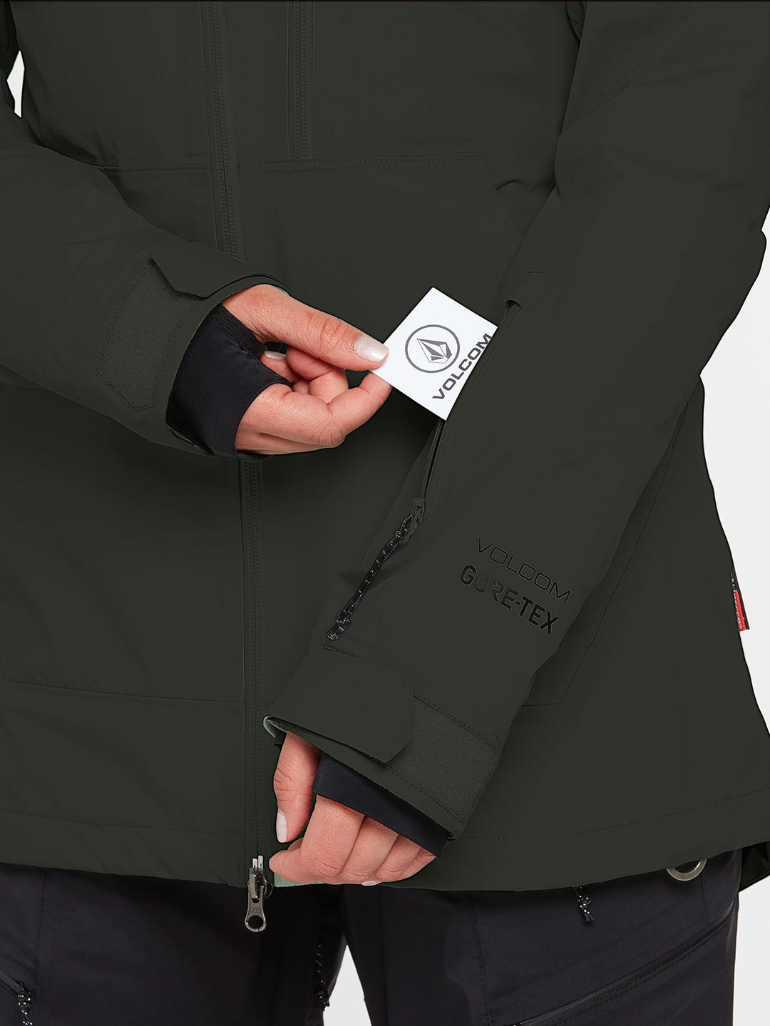 Volcom NYA TDS Infrared Gore-Tex Jakki Black Green Dömu