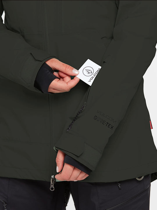 Volcom NYA TDS Infrared Gore-Tex Jakki Black Green Dömu