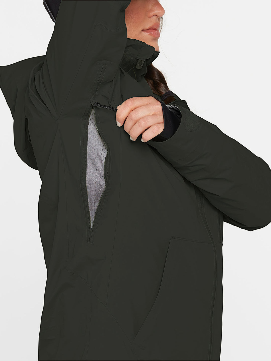Volcom NYA TDS Infrared Gore-Tex Jakki Black Green Dömu