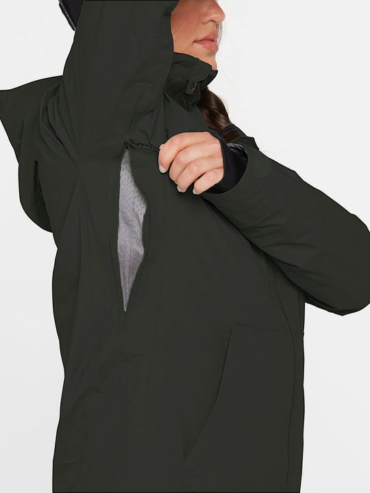 Volcom NYA TDS Infrared Gore-Tex Jakki Black Green Dömu