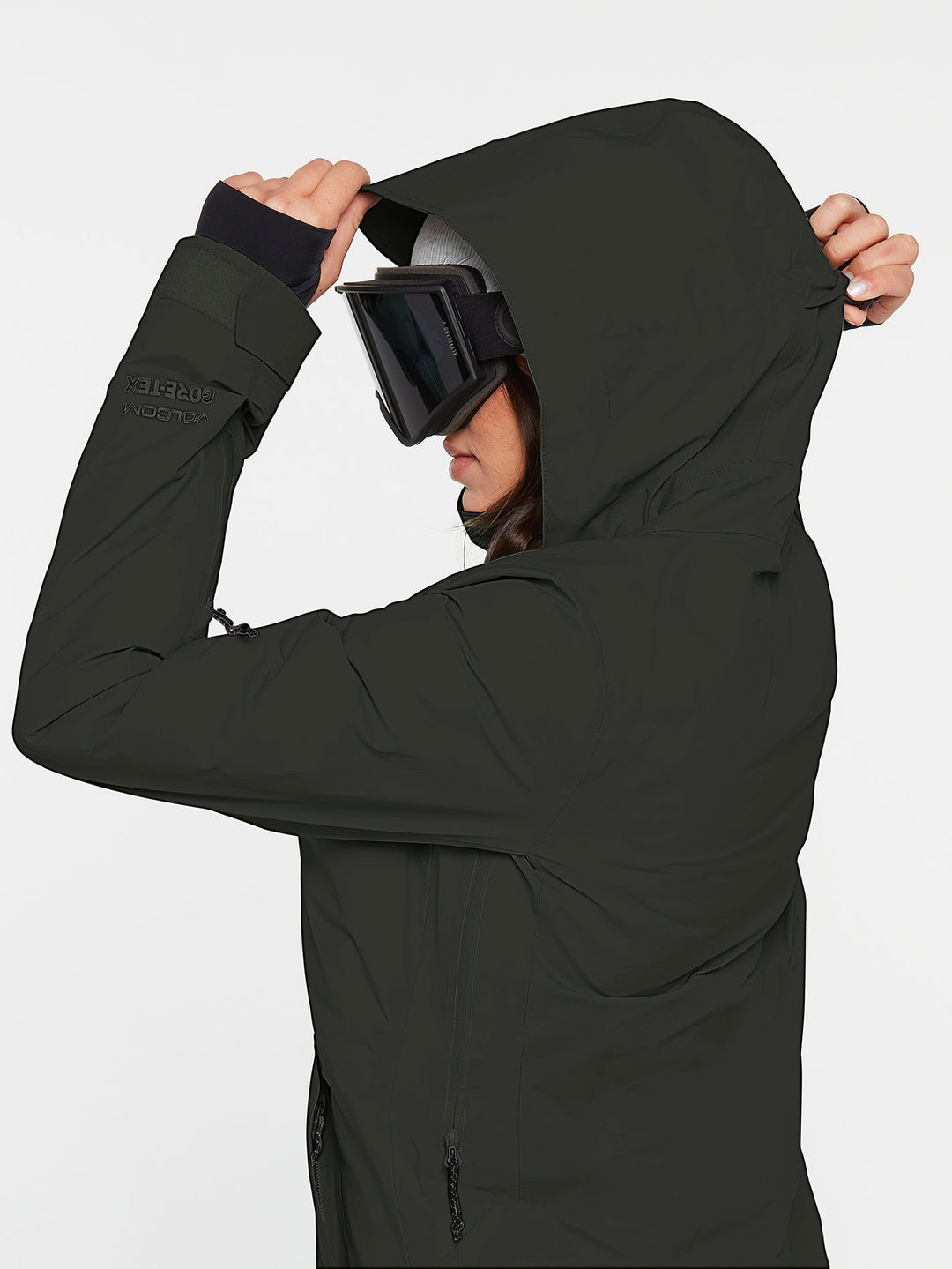 Volcom NYA TDS Infrared Gore-Tex Jakki Black Green Dömu