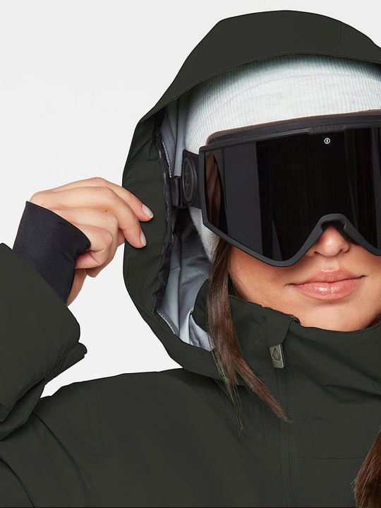 Volcom NYA TDS Infrared Gore-Tex Jakki Black Green Dömu