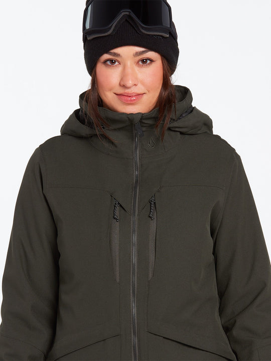 Volcom Shelter 3D-Stretch Jakki Dömu Black Green