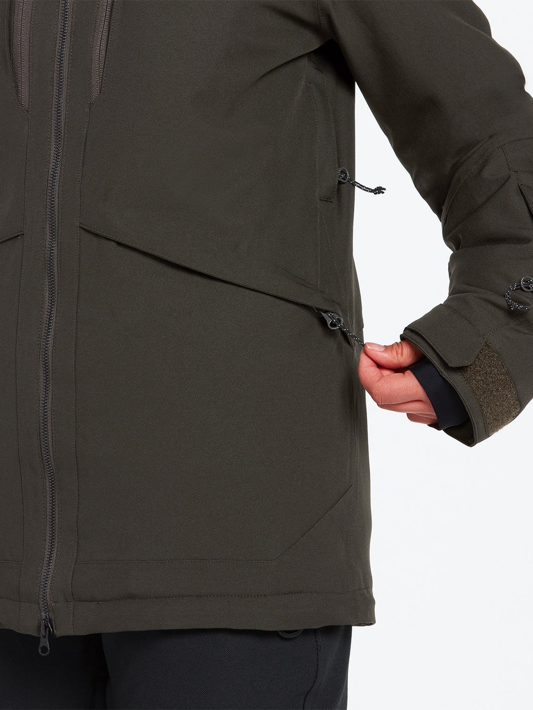 Volcom Shelter 3D-Stretch Jakki Dömu Black Green