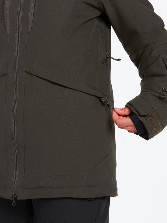 Volcom Shelter 3D-Stretch Jakki Dömu Black Green