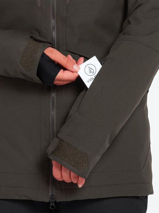 Volcom Shelter 3D-Stretch Jakki Dömu Black Green