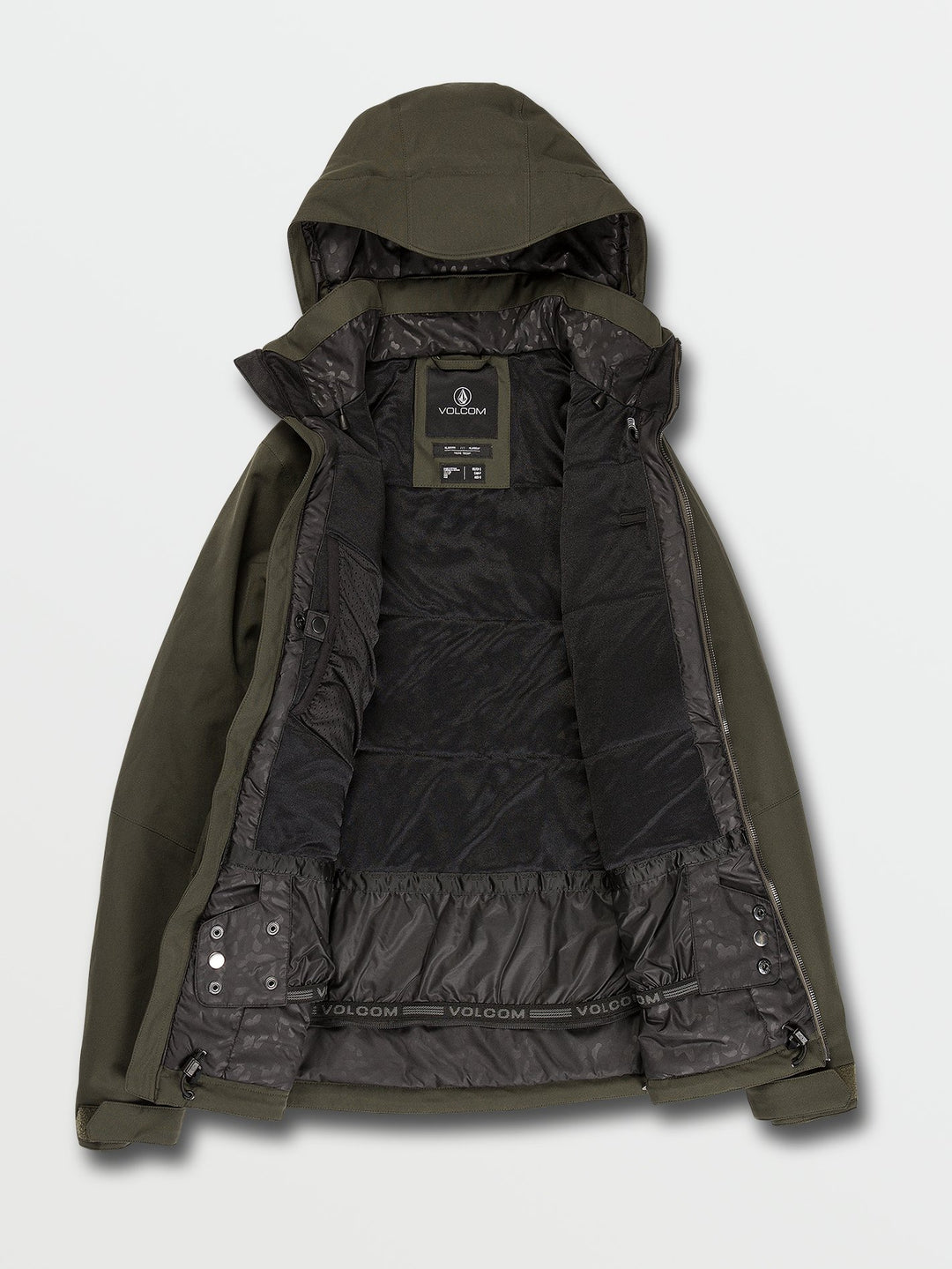 Volcom Shelter 3D-Stretch Jakki Dömu Black Green