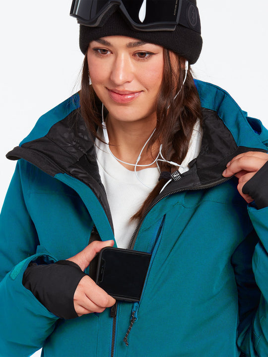 Volcom Shelter 3D-Stretch Jakki Dömu Glacier Blue