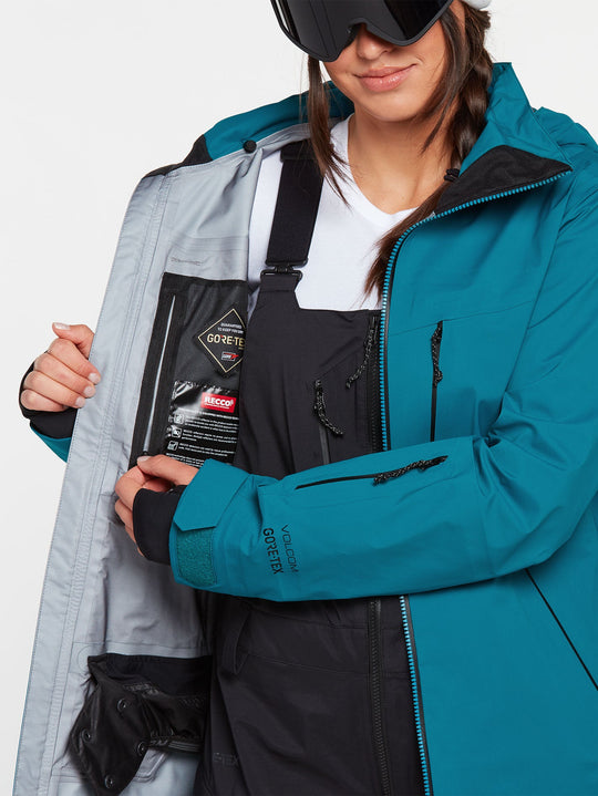 Volcom VS 3Layer Stretch Gore-Tex Jakki Glacier Blue Dömu