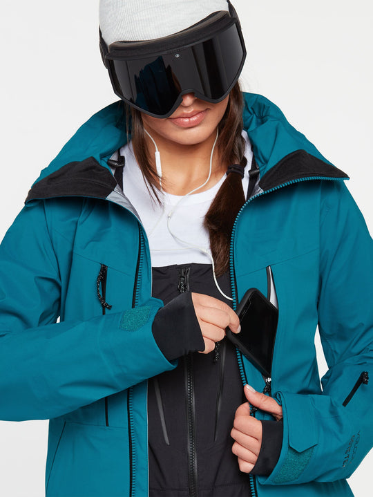 Volcom VS 3Layer Stretch Gore-Tex Jakki Glacier Blue Dömu