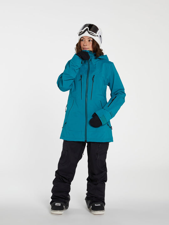 Volcom VS 3Layer Stretch Gore-Tex Jakki Glacier Blue Dömu