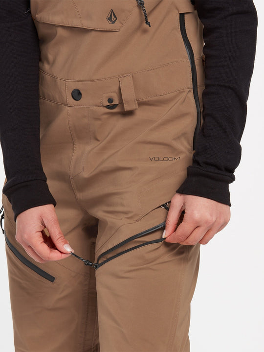 Volcom Elm Stretch Gore-Tex Bib Overall Coffee Dömu