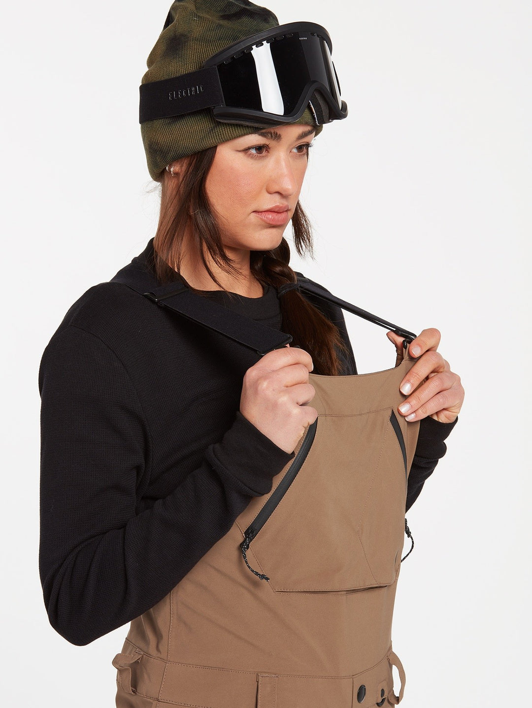 Volcom Elm Stretch Gore-Tex Bib Overall Coffee Dömu