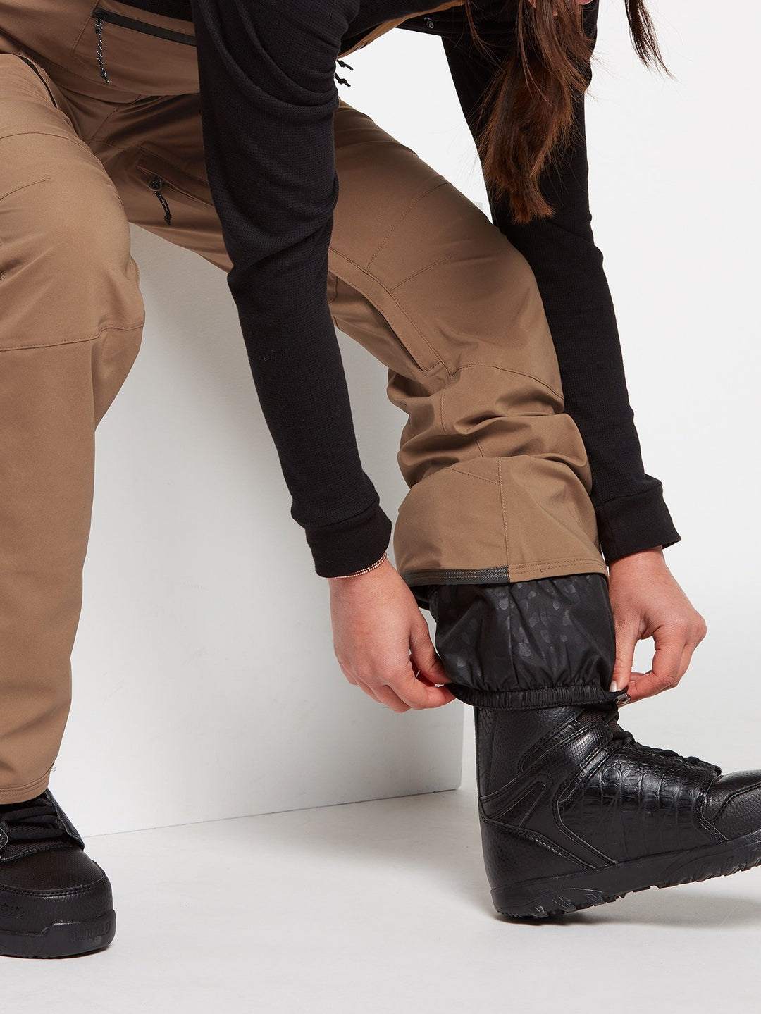 Volcom Elm Stretch Gore-Tex Bib Overall Coffee Dömu