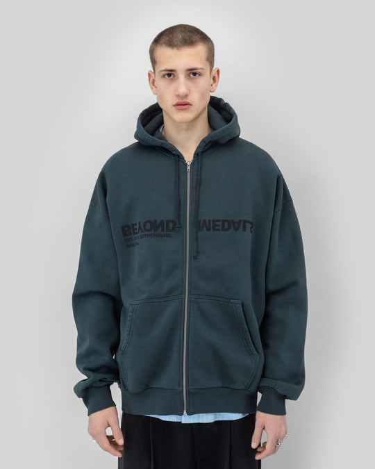 Beyond Medals Reverse Logo Zip Hoodie
