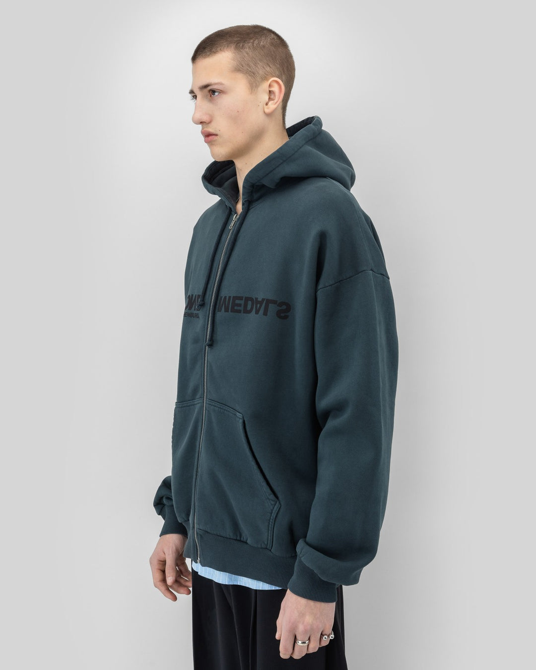 Beyond Medals Reverse Logo Zip Hoodie