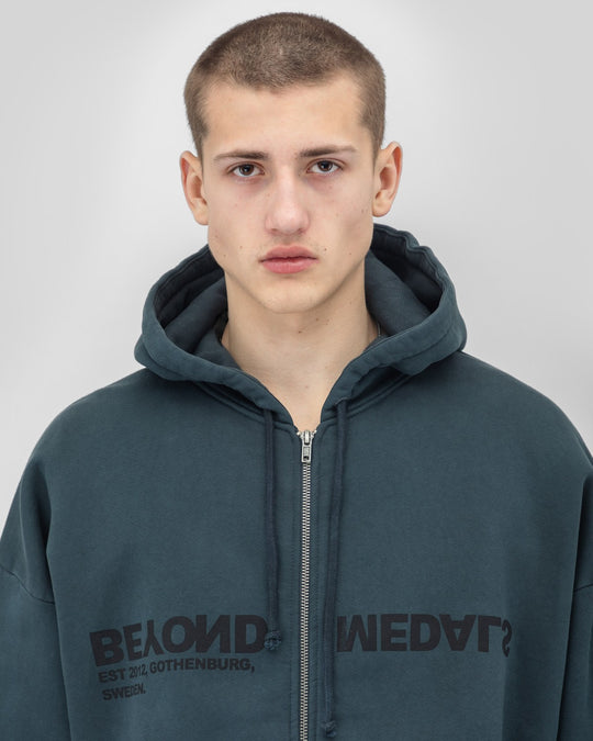 Beyond Medals Reverse Logo Zip Hoodie