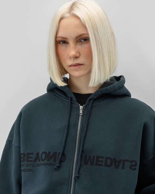 Beyond Medals Reverse Logo Zip Hoodie