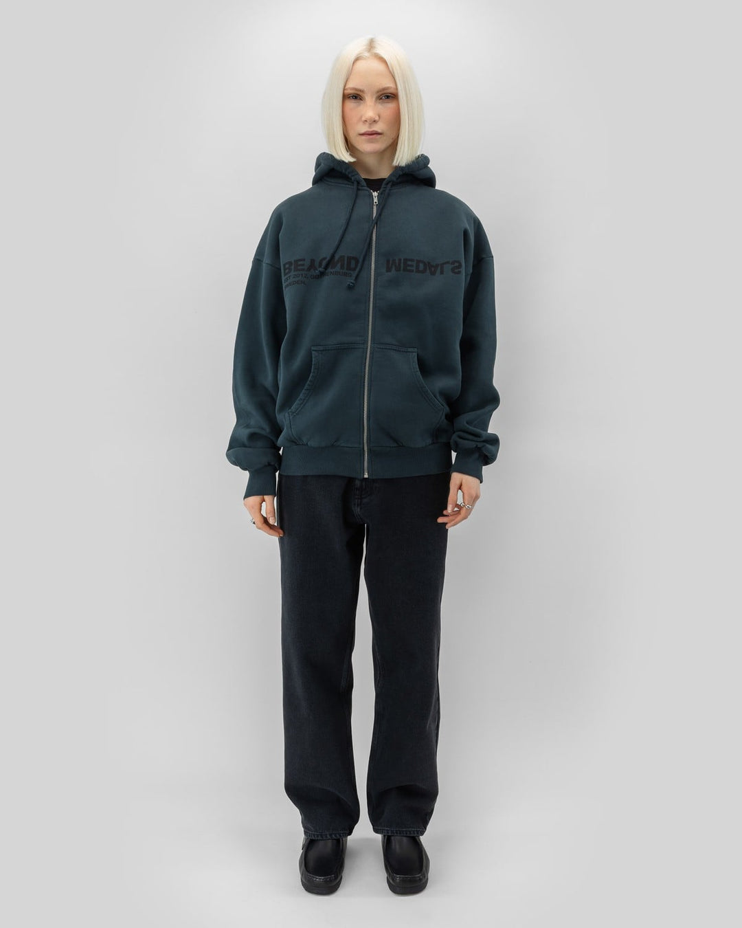 Beyond Medals Reverse Logo Zip Hoodie