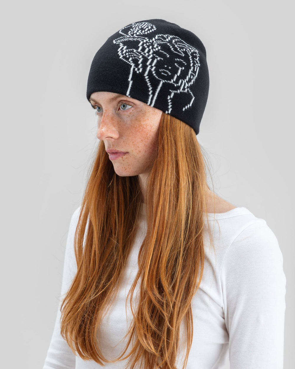 Beyond Medals Jacquard Beanie Angel