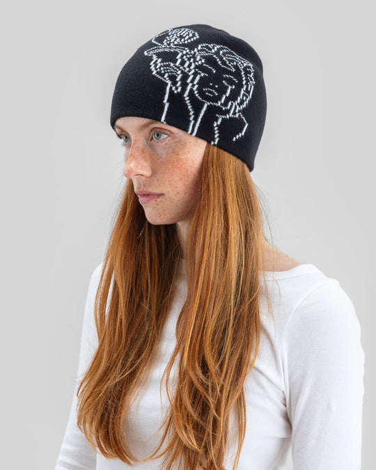 Beyond Medals Jacquard Beanie Angel