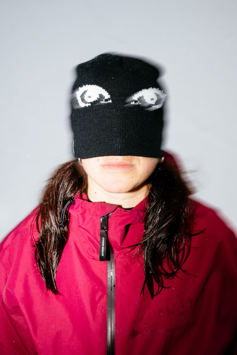Beyond Medals Jacquard Beanie Eyes
