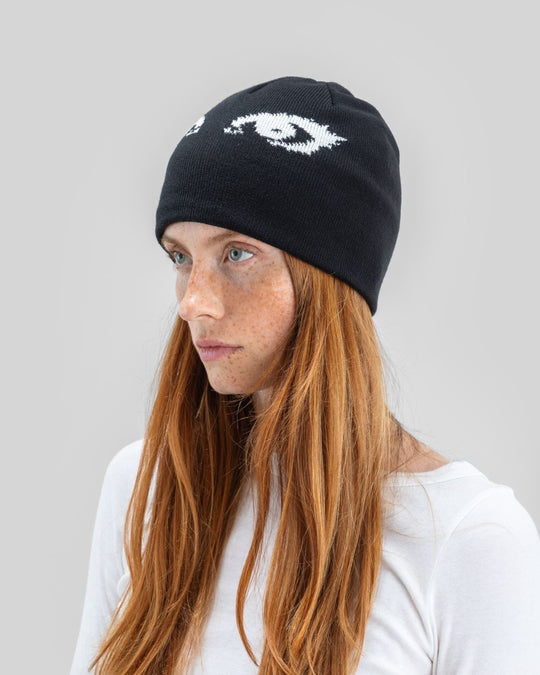 Beyond Medals Jacquard Beanie Eyes