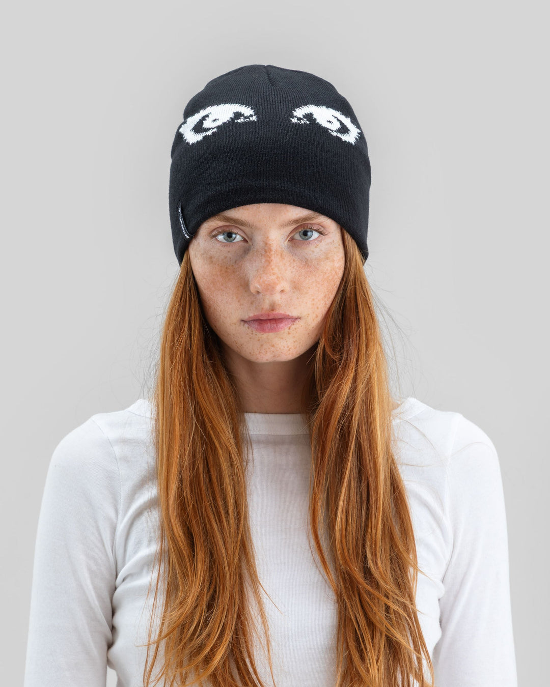 Beyond Medals Jacquard Beanie Eyes