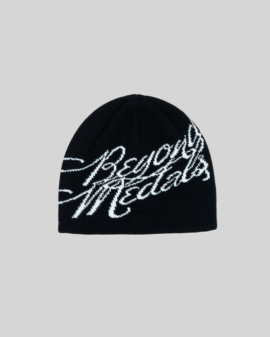 Beyond Medals Jacquard Beanie Logo