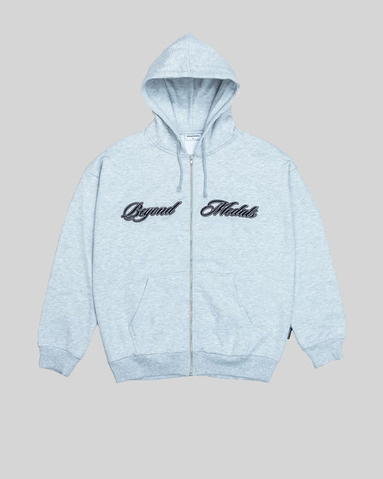 Beyond Medals Script Zip Hoodie