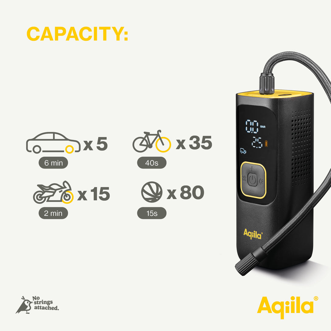 Aqiila Airbird C7 – Mini Loftpressa/Pumpa