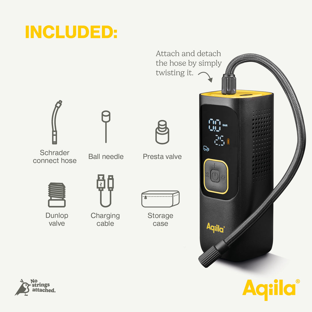 Aqiila Airbird C7 – Mini Loftpressa/Pumpa