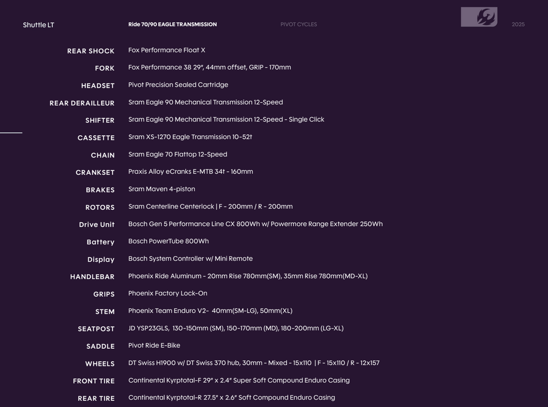 2026 Pivot Shuttle LT Ride