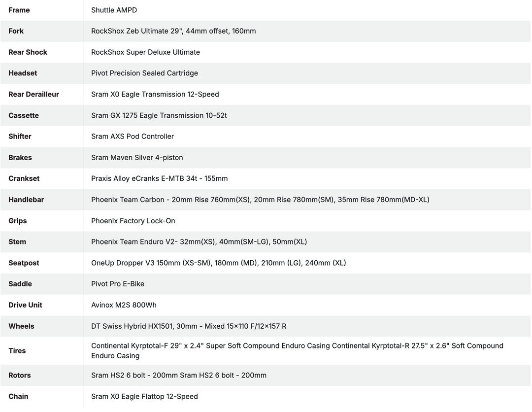 Pivot Shuttle AMP'd Pro